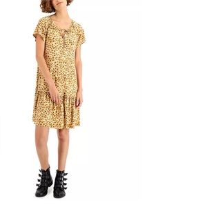 NWT Size L Flip Flop Dress with Lime Pop Color